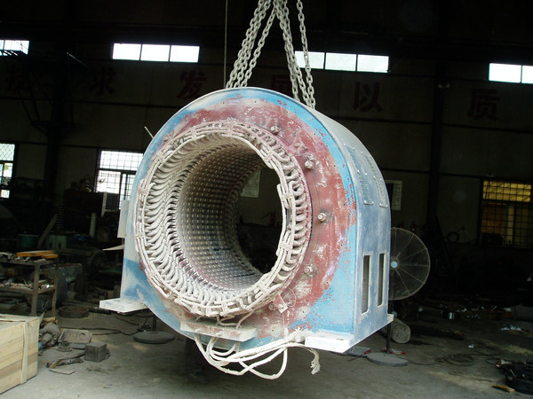 3550kw電機維修現(xiàn)場