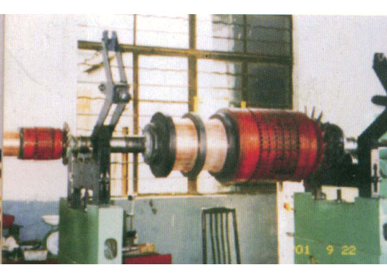 2500KW電機維修現(xiàn)場